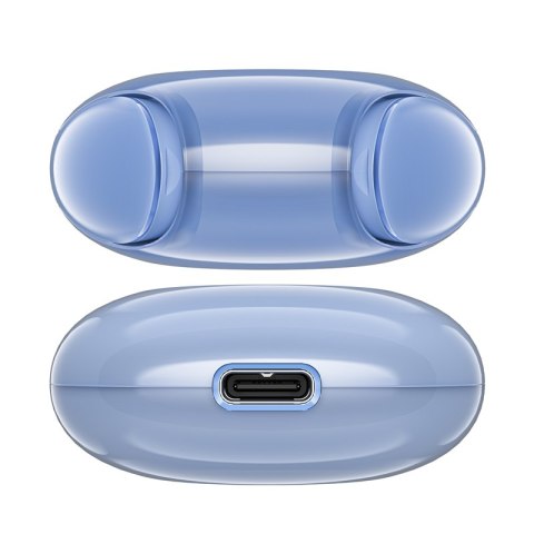Słuchawki bezprzewodowe T9 Bluetooth 5.3 douszne USB-C niebieskie Słuchawki bezprzewodowe T9 Bluetooth 5.3 douszne USB-C niebieskie