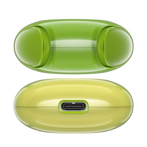 Słuchawki bezprzewodowe T9 Bluetooth 5.3 douszne USB-C zielone Słuchawki bezprzewodowe T9 Bluetooth 5.3 douszne USB-C zielone