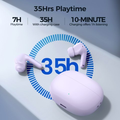 Słuchawki bezprzewodowe TWS Funpods Series JR-FB3 Bluetooth 5.3 fioletowe Słuchawki bezprzewodowe TWS Funpods Series JR-FB3 Bluetooth 5.3 fioletowe