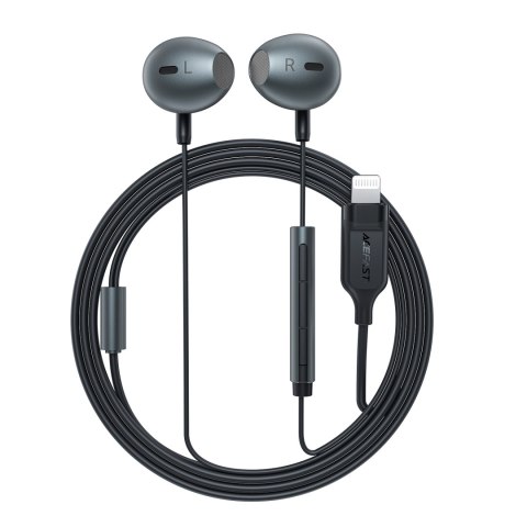 Słuchawki douszne do iPhone iPad ze złączem Lightning 1.2 m czarne Słuchawki douszne do iPhone iPad ze złączem Lightning 1.2 m czarne
