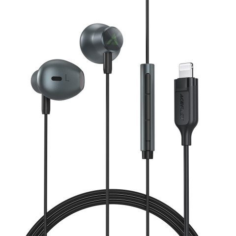 Słuchawki douszne do iPhone iPad ze złączem Lightning 1.2 m czarne Słuchawki douszne do iPhone iPad ze złączem Lightning 1.2 m czarne