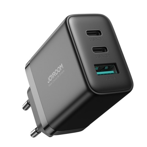 Szybka ładowarka sieciowa 2x USB-C / 1x USB-A 32W czarna Szybka ładowarka sieciowa 2x USB-C / 1x USB-A 32W czarna