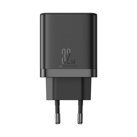 Szybka ładowarka sieciowa 2x USB-C / 1x USB-A 32W czarna Szybka ładowarka sieciowa 2x USB-C / 1x USB-A 32W czarna