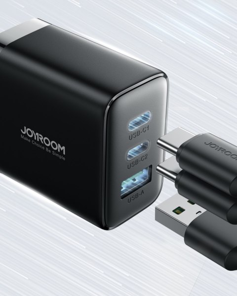 Szybka ładowarka sieciowa 2x USB-C / 1x USB-A 32W czarna Szybka ładowarka sieciowa 2x USB-C / 1x USB-A 32W czarna