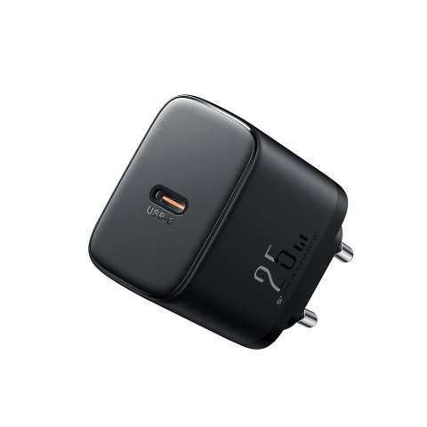 Szybka mała ładowarka sieciowa USB-C 25W + kabel USB-C 1m czarna Szybka mała ładowarka sieciowa USB-C 25W + kabel USB-C 1m czarna