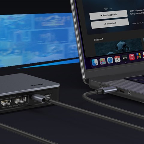 Wielofunkcyjny HUB adapter rozdzielacz ekranów HDMI DisplayPort USB-C USB-A RJ45 szary Wielofunkcyjny HUB adapter rozdzielacz ekranów HDMI DisplayPort USB-C USB-A RJ45 szary