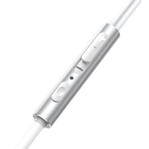 Zestaw słuchawkowy słuchawki Wired Series miniJack 3.5mm 1.2m srebrny Zestaw słuchawkowy słuchawki Wired Series miniJack 3.5mm 1.2m srebrny