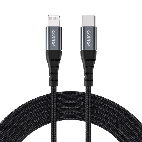 Kabel przewód do iPhone USB-C - Lightning 480Mb/s 3A 1.2m - czarny Kabel przewód do iPhone USB-C - Lightning 480Mb/s 3A 1.2m - czarny