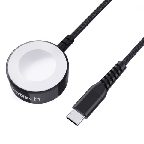 Ładowarka indukcyjna 5W do Apple Watch + kabel USB-C czarna Ładowarka indukcyjna 5W do Apple Watch + kabel USB-C czarna