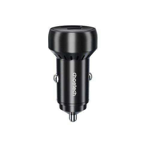 Ładowarka samochodowa USB-C USB-A PD 60W z podświetleniem LED czarna Ładowarka samochodowa USB-C USB-A PD 60W z podświetleniem LED czarna