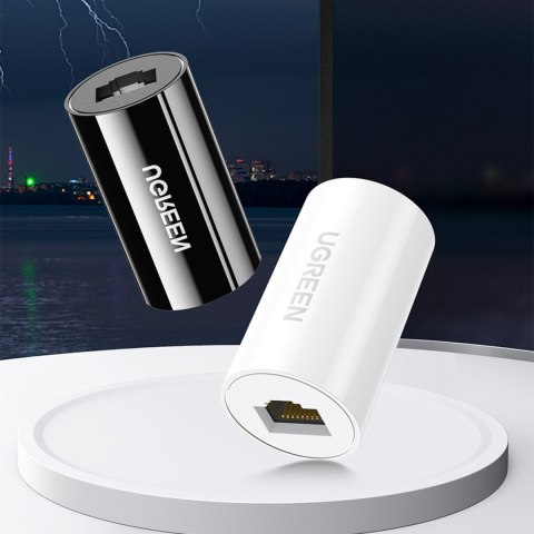 Złączka mufa do kabli sieciowych skrętki RJ45 Cat. 5e/6 do 100m biały Złączka mufa do kabli sieciowych skrętki RJ45 Cat. 5e/6 do 100m biały