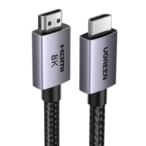 Kabel przewód HDMI 2.1 8K certyfikowany Ultra High Speed 1m szary Kabel przewód HDMI 2.1 8K certyfikowany Ultra High Speed 1m szary