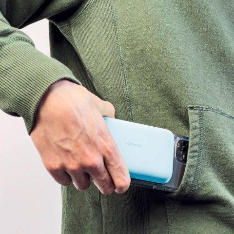 Powerbank 10000mAh z ładowarką MagSafe 20W + kabel USB-A/USB-C 0.25m jasnoniebieski Powerbank 10000mAh z ładowarką MagSafe 20W + kabel USB-A/USB-C 0.25m jasnoniebieski