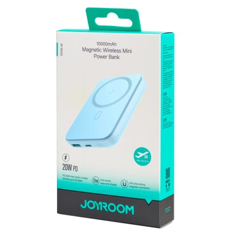 Powerbank 10000mAh z ładowarką MagSafe 20W + kabel USB-A/USB-C 0.25m jasnoniebieski Powerbank 10000mAh z ładowarką MagSafe 20W + kabel USB-A/USB-C 0.25m jasnoniebieski