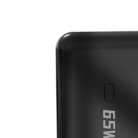 Powerbank 20000mAh 65W 1x USB-C 2x USB-A z wyświetlaczem czarny Powerbank 20000mAh 65W 1x USB-C 2x USB-A z wyświetlaczem czarny