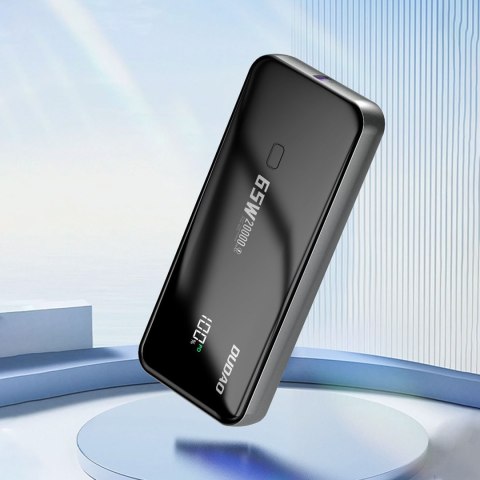 Powerbank 20000mAh 65W 1x USB-C 2x USB-A z wyświetlaczem czarny Powerbank 20000mAh 65W 1x USB-C 2x USB-A z wyświetlaczem czarny