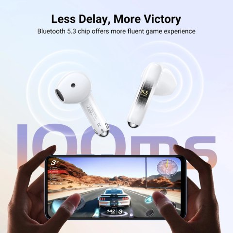 Słuchawki bezprzewodowe HiTune H5 TWS Bluetooth: 5.3 USB-C białe Słuchawki bezprzewodowe HiTune H5 TWS Bluetooth: 5.3 USB-C białe