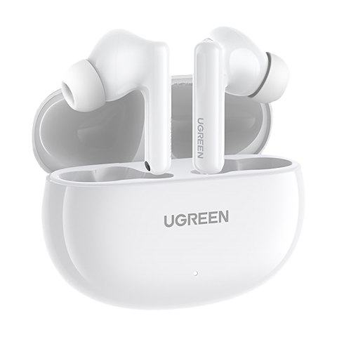 Słuchawki bezprzewodowe HiTune T6 z funkcją ANC + kabel USB-A - USB-C białe Słuchawki bezprzewodowe HiTune T6 z funkcją ANC + kabel USB-A - USB-C białe