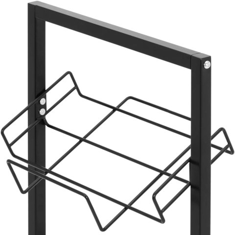 Stojak regał sklepowy na 4 skrzynki z warzywami owocami 47 x 36 x 144 cm Stojak regał sklepowy na 4 skrzynki z warzywami owocami 47 x 36 x 144 cm