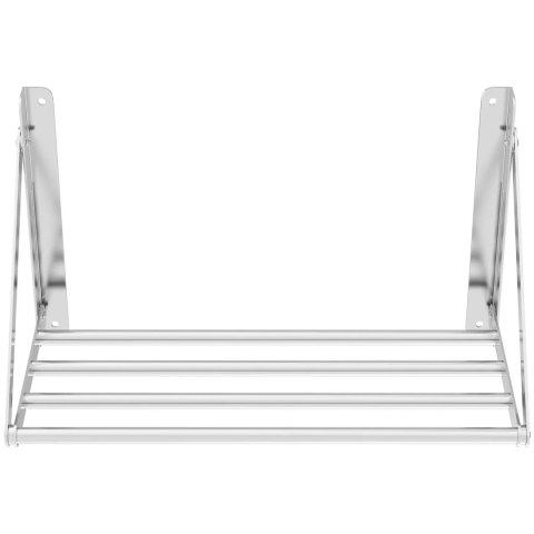 Półka ścienna wisząca rurkowa składana STAL 60 x 30 cm Półka ścienna wisząca rurkowa składana STAL 60 x 30 cm