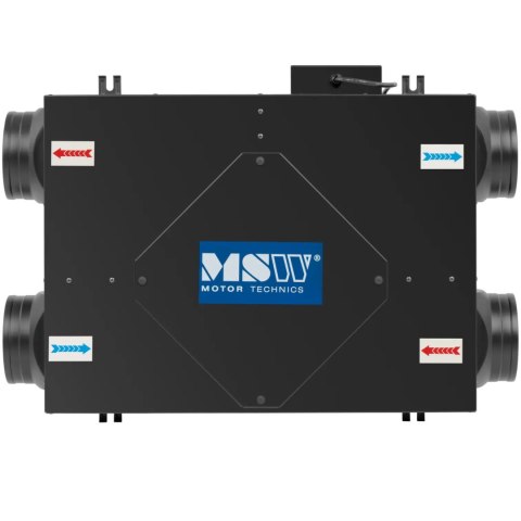 Powietrzny wymiennik ciepła rekuperator 120 m2 350 m3/h Powietrzny wymiennik ciepła rekuperator 120 m2 350 m3/h