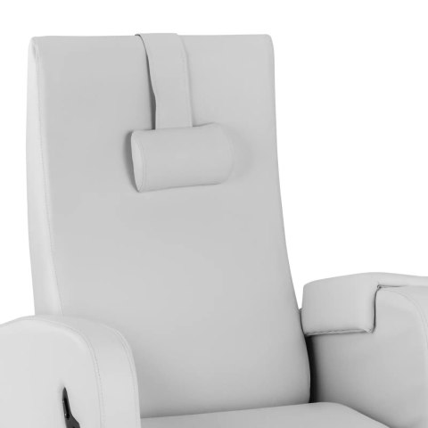 Fotel kosmetyczny podologiczny do pedicure z brodzikiem elektryczny HAVANA - biały Fotel kosmetyczny podologiczny do pedicure z brodzikiem elektryczny HAVANA - biały