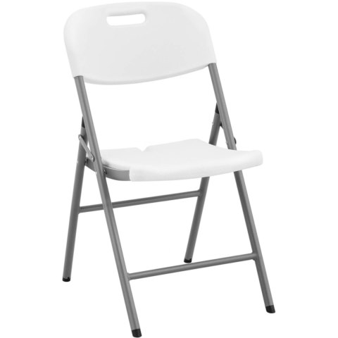 Krzesło cateringowe bankietowe ogrodowe składane 40 x 38 cm białe - 4 szt. Krzesło cateringowe bankietowe ogrodowe składane 40 x 38 cm białe - 4 szt.
