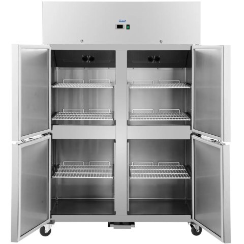Szafa chłodnicza lodówka gastronomiczna na kółkach 4 drzwi 2-8C 1160 l Szafa chłodnicza lodówka gastronomiczna na kółkach 4 drzwi 2-8C 1160 l