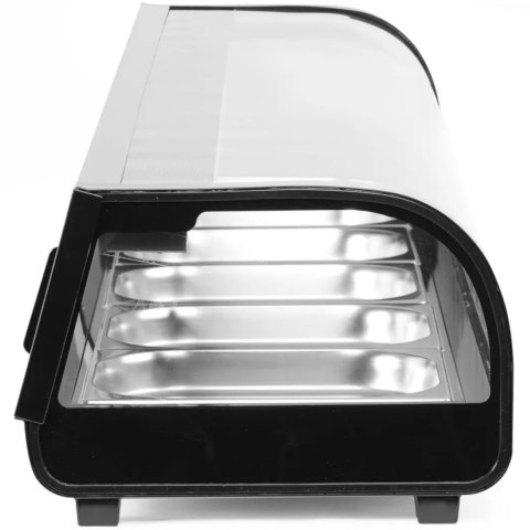 Witryna chłodnicza ekspozycyjna z oświetleniem LED 5 x GN 1/2 190 W Witryna chłodnicza ekspozycyjna z oświetleniem LED 5 x GN 1/2 190 W