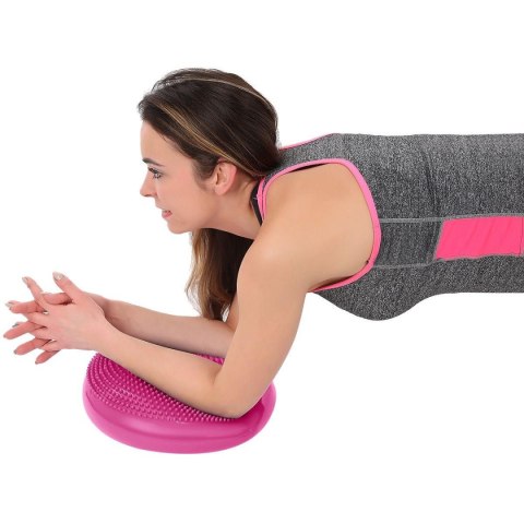 DYSK PODUSZKA SENSOMOTORYCZNA Z POMPKĄ 33CM RÓŻOWY ENERO FIT DYSK PODUSZKA SENSOMOTORYCZNA Z POMPKĄ 33CM RÓŻOWY ENERO FIT