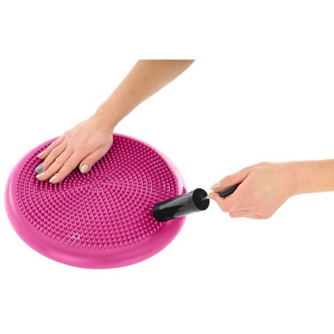 DYSK PODUSZKA SENSOMOTORYCZNA Z POMPKĄ 33CM RÓŻOWY ENERO FIT DYSK PODUSZKA SENSOMOTORYCZNA Z POMPKĄ 33CM RÓŻOWY ENERO FIT