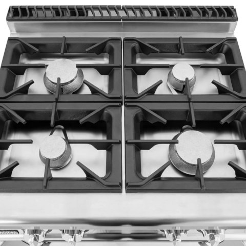 Kuchenka gazowa 4 palnikowa z szafką propan / LPG / gaz ziemny 14.3 kW Kuchenka gazowa 4 palnikowa z szafką propan / LPG / gaz ziemny 14.3 kW