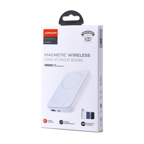 Mini Power Bank 10000mAh magnetyczny z ładowarką QC PD USB USB-C czarny Mini Power Bank 10000mAh magnetyczny z ładowarką QC PD USB USB-C czarny