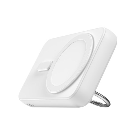 Powerbank bezprzewodowy 10000mAh 20W MagSafe z podstawką + kabel USB-C biały Powerbank bezprzewodowy 10000mAh 20W MagSafe z podstawką + kabel USB-C biały