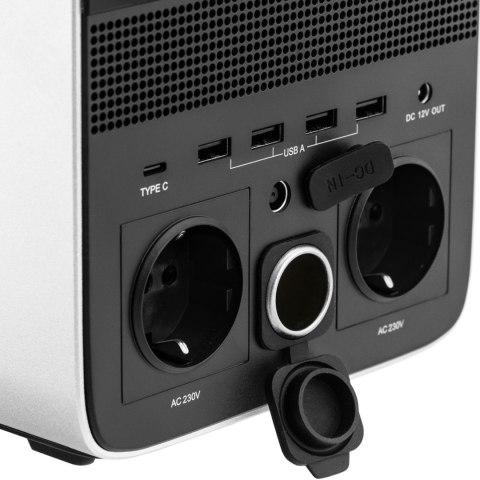 Przenośna stacja zasilania USB 1.4kW 1400W 20Ah DC 12V AC 100-230V Przenośna stacja zasilania USB 1.4kW 1400W 20Ah DC 12V AC 100-230V