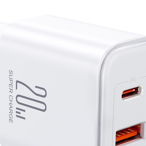 Szybka ładowarka sieciowa 20W USB-C USB-A + kabel do iPhone Lightning 1m Szybka ładowarka sieciowa 20W USB-C USB-A + kabel do iPhone Lightning 1m