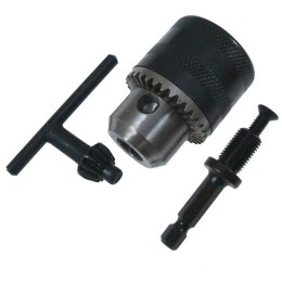 Głowica do wiertarki adapter HEX + kluczyk 3/8