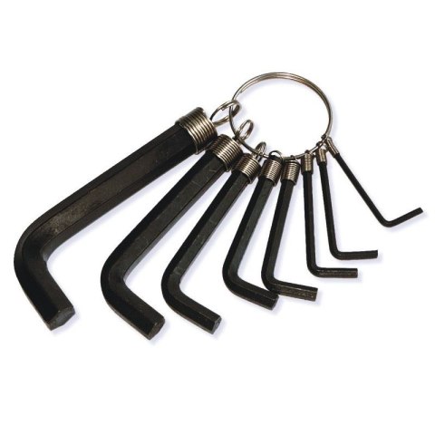KLUCZE IMBUSOWE 2-10 mm 8 sztuk KLUCZE IMBUSOWE 2-10 mm 8 sztuk