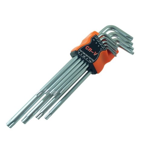 KLUCZE TORX Chrom-Vanadium zestaw 9szt. KLUCZE TORX Chrom-Vanadium zestaw 9szt.
