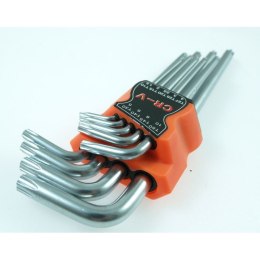 KLUCZE TORX Chrom-Vanadium zestaw 9szt.