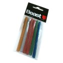 Klej do pistoletu na gorąco wkłady klejowe kolorowe z brokatem 6szt 7,2mm x 100mm