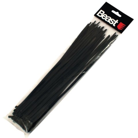 Opaski zaciskowe kablowe nylon czarne 190x4,7 mm 50 sztuk Opaski zaciskowe kablowe nylon czarne 190x4,7 mm 50 sztuk