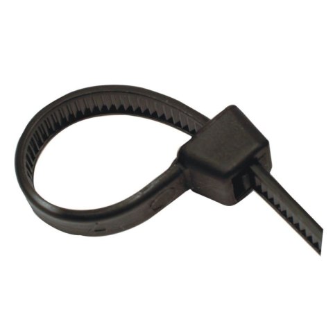 Opaski zaciskowe kablowe nylon czarne 500x4,7 mm 30 sztuk Opaski zaciskowe kablowe nylon czarne 500x4,7 mm 30 sztuk
