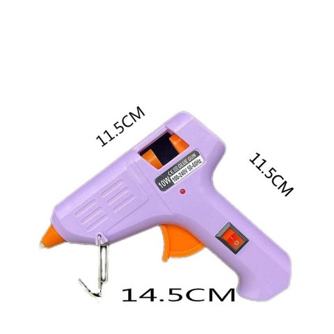 Pistolet do kleju na gorąco wyłącznik 10W 8mm niebieski Pistolet do kleju na gorąco wyłącznik 10W 8mm niebieski