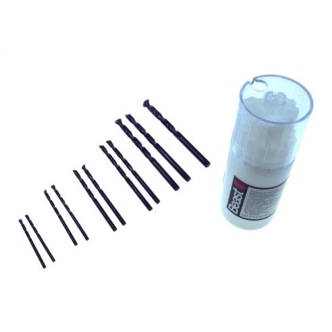 Wiertła do betonu 3 - 10 mm, 11 sztuk, PRECYZYJNE Wiertła do betonu 3 - 10 mm, 11 sztuk, PRECYZYJNE