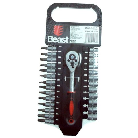 ZESTAW KLUCZY NASADOWYCH 4-13mm 1/4'' CV 27 EL ZESTAW KLUCZY NASADOWYCH 4-13mm 1/4'' CV 27 EL