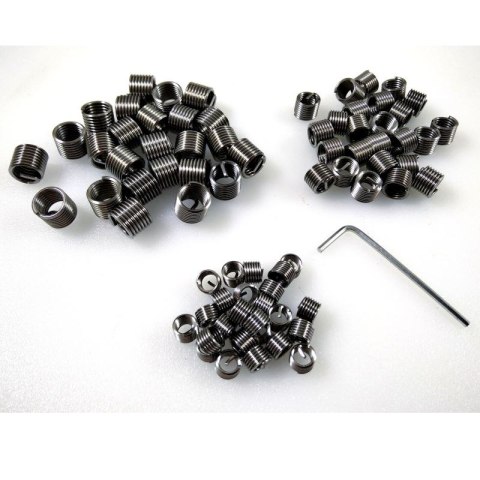 Zestaw naprawczy gwintów naprawy gwintu M6 M8 M10 88szt METAL BOX Zestaw naprawczy gwintów naprawy gwintu M6 M8 M10 88szt METAL BOX